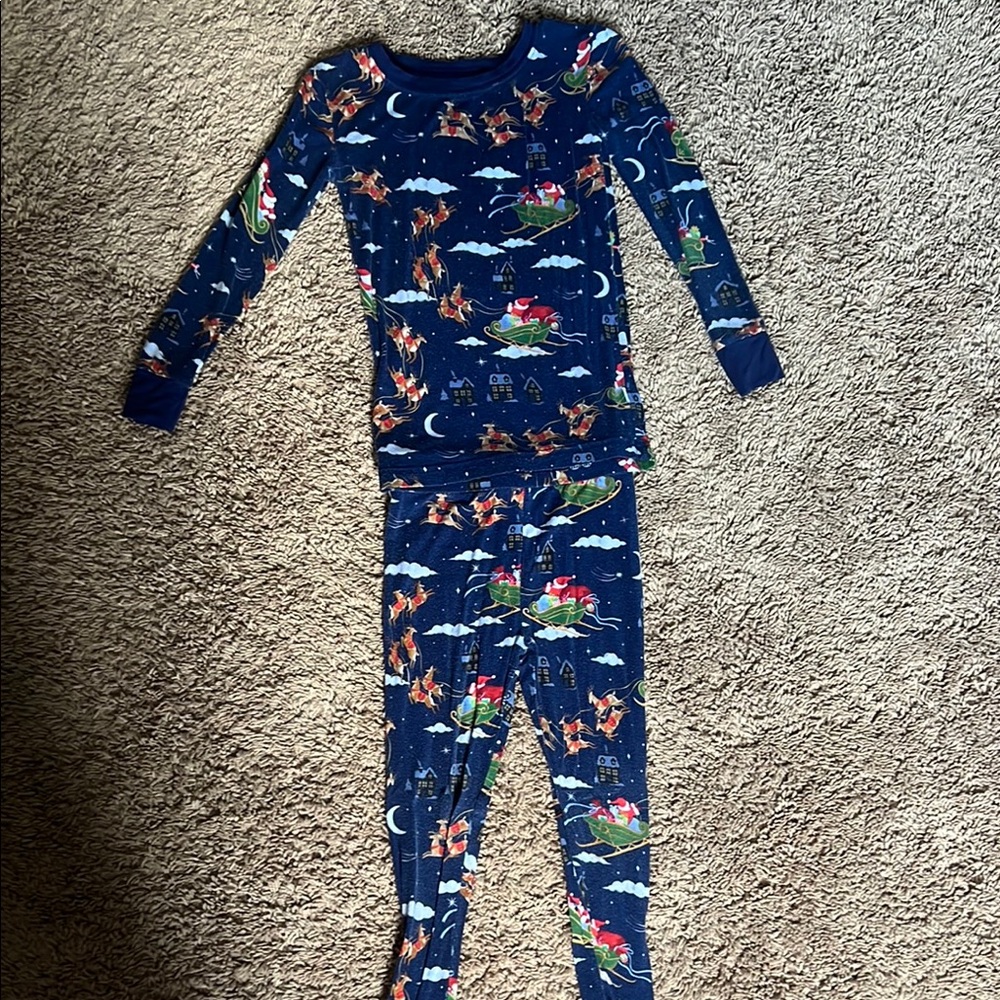 Little Sleepies Santa Pajama Set